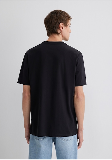 Mavi - 1991 Baskılı Siyah Tişört 0612573-900 Siyah