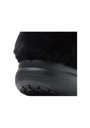 Crocs Furever Crush Kadın Ev Botu Siyah Siyah