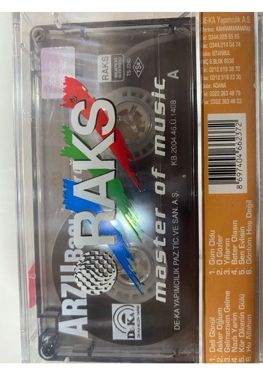 3 Adet Arzu Bacı Kaset