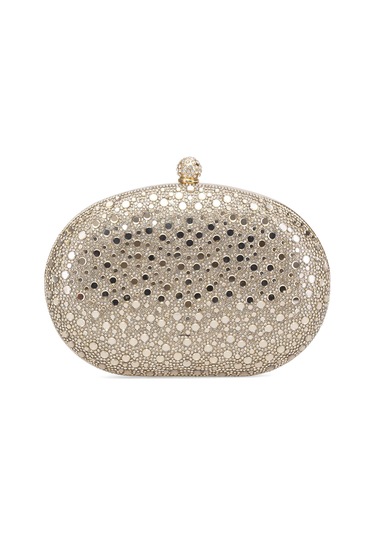 Guja 25kc1288 Kadın Taşlı Kutu Abiye Çanta Altın Altın