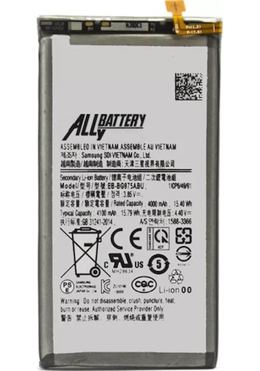 Ally EB-BG975ABY Galaxy S10+ Plus SM-G975F Pil Batarya