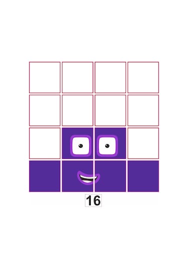 Number Blocks Matematik Eğitici Birim Küp Snapcubes /11-20 Sticker 155 Pcs