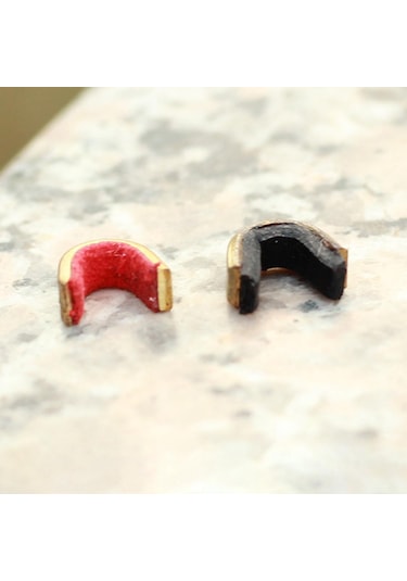 Siyah Yay Dize Nock Noktaları Pirinç Malzeme Tutarlı Ok Konumu