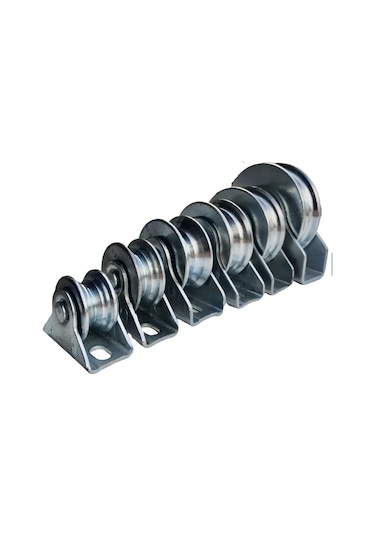 40 Mm Rayli Kapi Makarasi Demir Kapi Ray Makarasi Kepli Makara