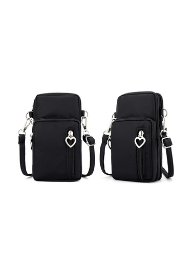 Hfambition Siyah Oxford Kumaş Akıllı Telefon Çantası - Su Geçirmez, Mini, Seyahat Ve Günlük Kullanıma Uygun Diğer