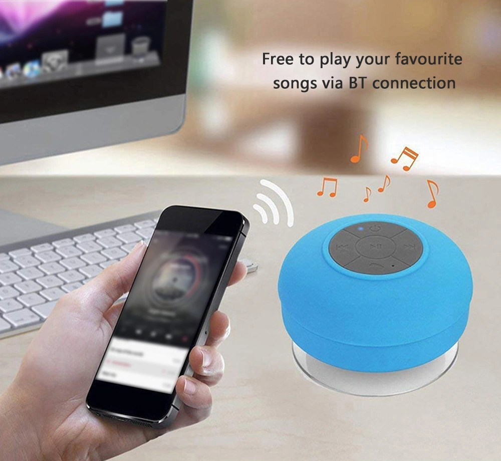 Xindoker Yeşil Sucuklu Tabanlı Portatif Su Geçirmez Bluetooth Hoparlör - Bebek Ve Çocuklar İçin Uyku Müzik Çalar