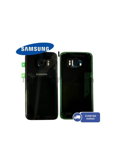 Samsung Uyumlu Galaxy S7 Arka Batarya Kapak-Siyah