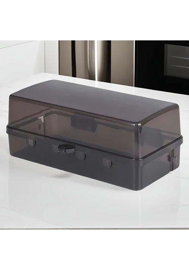 Fastbuy Siyah Şeffaf Su Geçirmez Elektrik Kabin, 6 Çıkış Deliği, Zamanlayıcı, Uzatma Kablosu, Transformör Özelliği, Abs Reçin