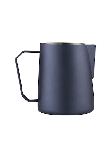 Suntek Latte Art Cafetiere Cappuccino Blue Için Buğulanmış Süt Sürahisi Buhar Sürahisi 600ml