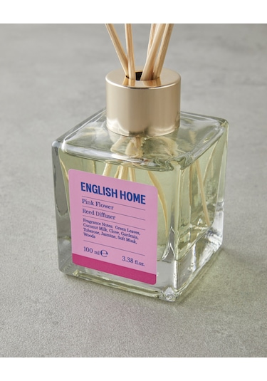 English Home Pink Flower Çubuklu Oda Kokusu 100 Ml Çiçeksi
