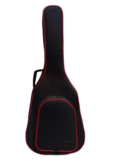 Klasik Gitar Çantası-kılıfı-kalın-siyah-kırmızı Fitil-su Geçirmez