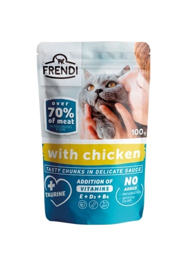 Frendi Tavuklu Kedi Yaş Mama 100 G