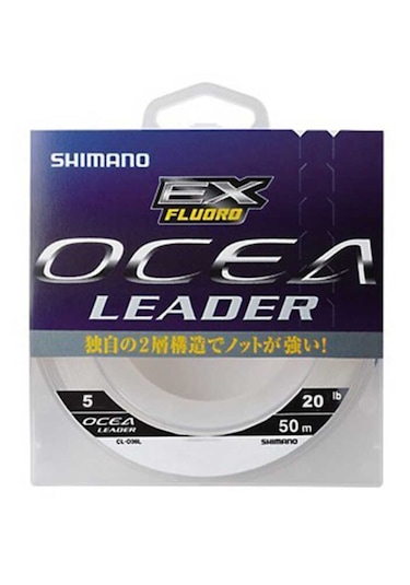 Shimano Line Ocea EX Fluoro Leader Clear 50m, 0.377mm,  20lb