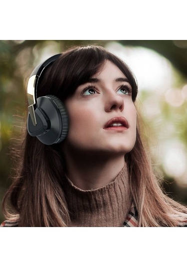 Soulader Kablosuz Kulak Üstü Bluetooth Kulaklık, Derin Bass Ses Deneyimi, Hafif Ve Konforlu Tasarım, Mikrofonlu, Uzun Pil Ömrü, Şık Ve Modern