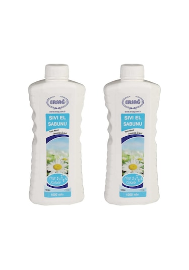 Ersağ Hoş Kokulu Sıvı El Sabunu 1 L x 2