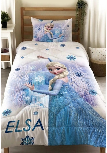 Elsa Dijital Baskı Yorgan Ve Yastı Kılıfı