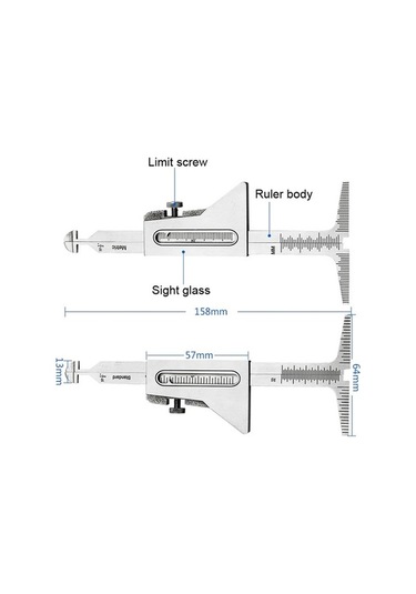 Dancemonkey Kaynak Dikişi Ölçer İçin Yanlış Yan Cetvel Diğer