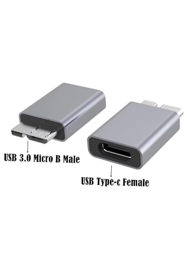 Type C To Micro B Usb Çevirici Dönüştürücü Adaptör Bağlantı Apara