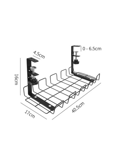 Sones Masa Altı Kablo Yönetim Tepsisi Karbon Çelik Kablo Düzenleyici Kablo Depolama Rafı Diğer