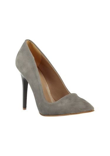 Fox Shoes Gri Kadın Topuklu Ayakkabı 8922151902