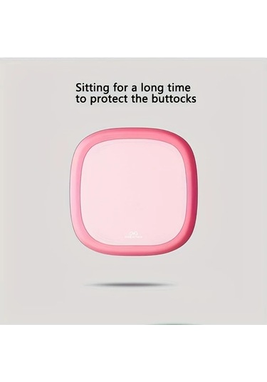 Xuweiwei Sakura Pembe Ergonomik Jel Oturma Yastığı Ev Ofis Araç İçin 10 Saat Rahat Oturma Konforlu Polyester Sakura Pembe