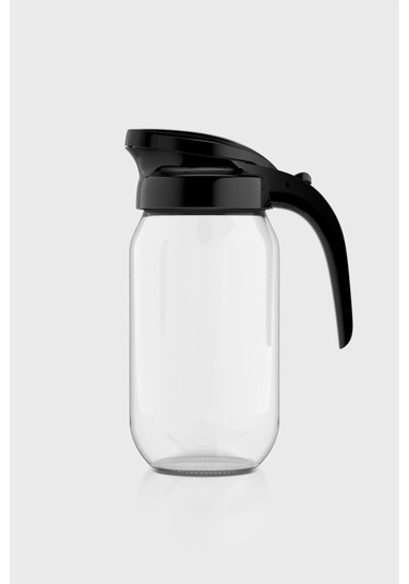 Renga Beluga 1000 Ml Siyah Kapaklı Cam Sürahi 111028