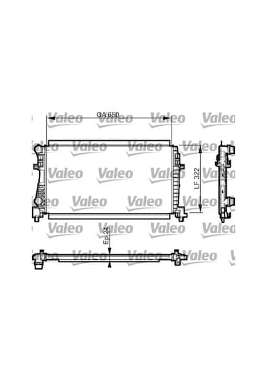 Seat Leon Motor Radyatoru 1.2 2013-2015 Cjza Valeo 735557