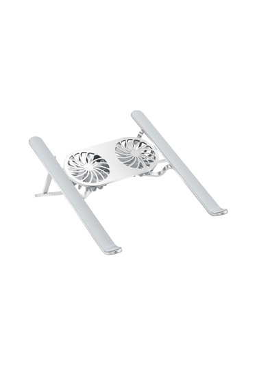 Çift Fanlı Taşınabilir Alüminyum Notebook Soğutucu Stand