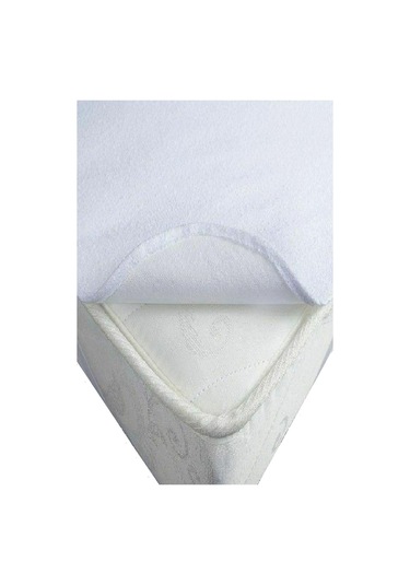 Divanev Tek Kişilik Sıvı Geçirmez Alez 90x190 Cm Pamuk Kumaş Köşelerinden Lastikli Beyaz