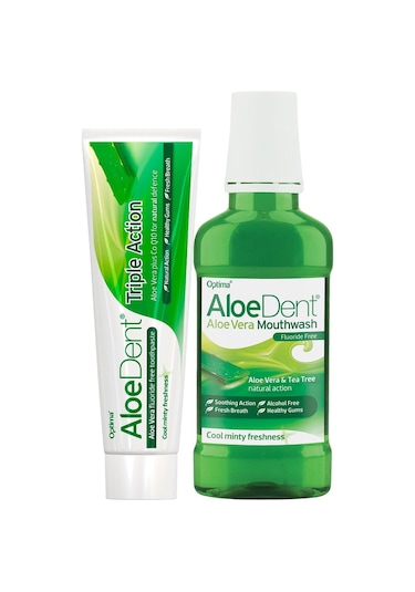 Aloe Dent Triple Action Diş Macunu 100 ML + Ağız Bakım Suyu 250 ML