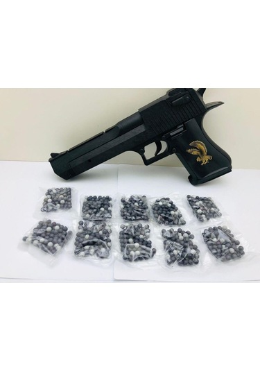 Boncuklu Çöl Kartalı 1 Adet Ve 10 Paket Boncuk Periyedi