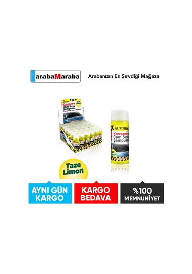 Automix Cam Suyu Şampuanı Taze Limon Kokulu 50Ml