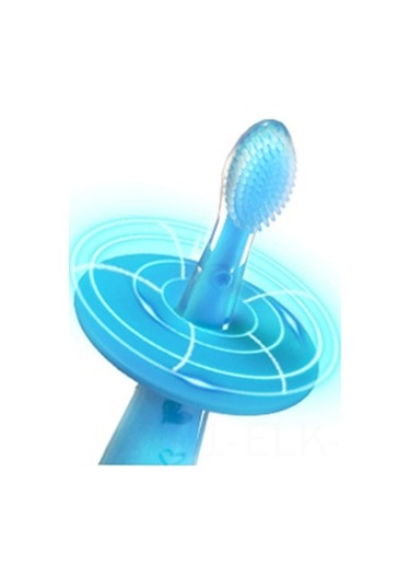 Didadodo Xindoker Silikon Diş Fırçası - 2'li Paket, Anti-boğulma Tasarımı, 0-5 Yaş İçin Çok Renkli Çok Renkli