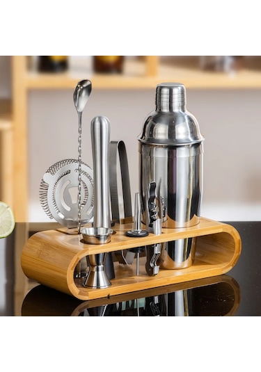 Yüksek Kalite Paslanmaz Çelik Kokteyl Çalkalayıcı Mikser Şarap