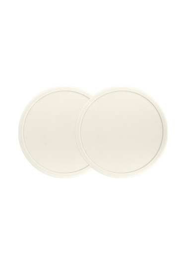 Bej Bardak Altlığı Isıya Dayanıklı Kaymaz Yükseltilmiş Kenar Yuvarlak Dökülmeye Dayanıklı Tezgah İçecek Kahve Çay Bej