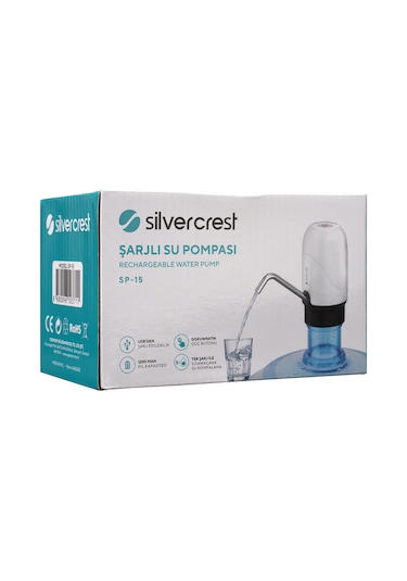 Silver Crest Sp-15 USB Şarj Edilebilir Pilli Mini Su Pompası