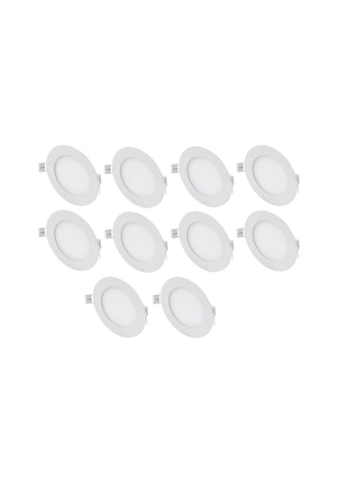 Cata Ct-5146 10 Adet 9W Slim Led Panel Armatür Alüminyum Kasa Beyaz
