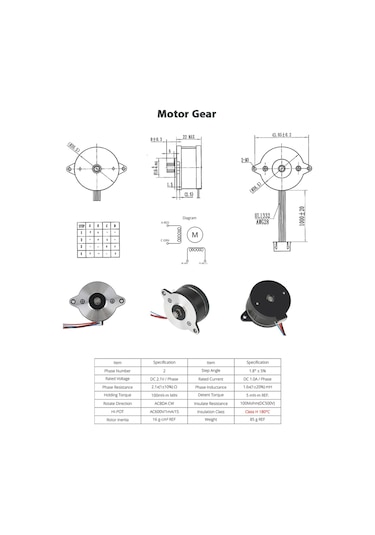 İki Ağaç 3d Yazıcı Aksesuarları Orbiter Extruder Motor Gümüş