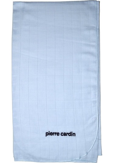 Pierre Cardin Mavi Çok Amaçlı %100 Pamuklu Müslin Bebek Battaniyesi 303745 Mavi