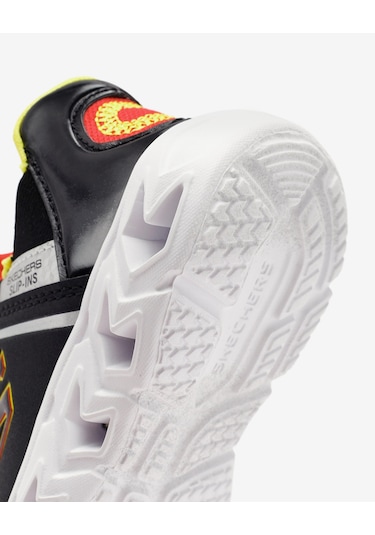 Skechers Hypno-flash 2.0-brisk-brights Küçük Erkek Çocuk Siyah Işıklı Spor Ayakkabı 403830n Bkrd Siyah