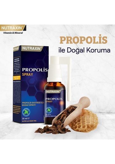 Nutraxin Propolis Sprey 30 Ml - Boğaz Spreyi