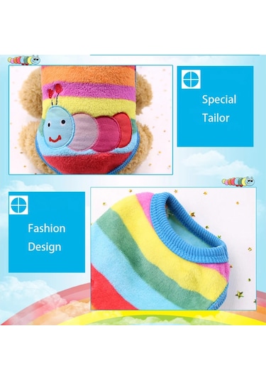 Sevimli Köpek Giysileri Kış Yelek Küçük Köpekler Kediler Için Sıcak Evcil Pembe L For 3.5-4.5 Kg