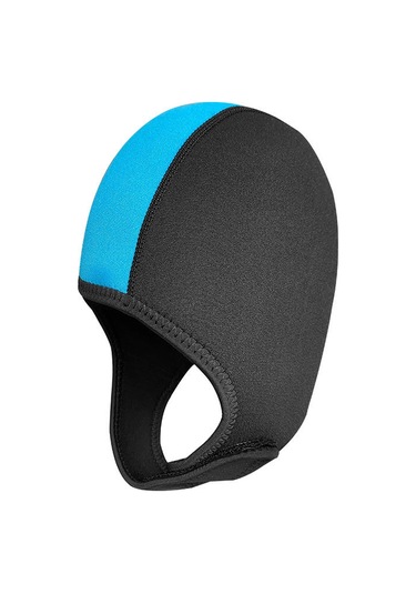 Neevoyu Mavi 2.5mm Neopren Dalış Kaski - My062 Modeli 80% Neopren + 20% Naylon Mavi