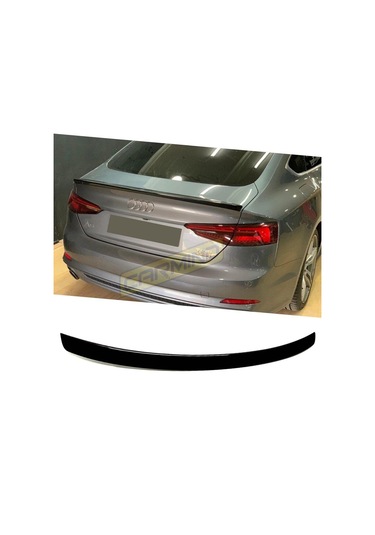 Audi A5 Bagaj Üstü Piano Black Spoiler 2017-2020