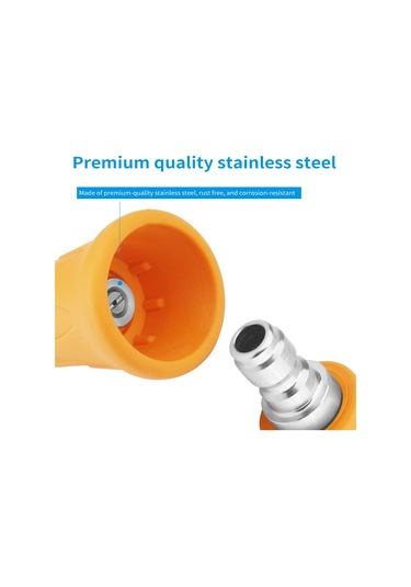 Lemestar Renkli Fırçalama Fıçıları Seti 4'lü, 1/4 Hızlı Bağlantı, 1.2mm Delik, Su Geçirmez, Paslanmaz Çelik Ve Tpe Malzeme, Yıkama Makineleri İçin