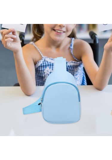 Suntek Çocuklar Için Çapraz Askılı Çanta Sevimli Hediye MAvi