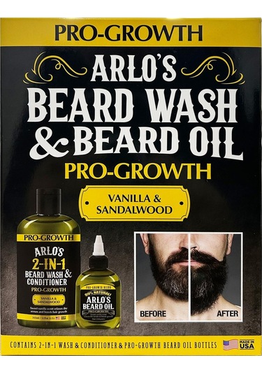 Arlo's 2in1 Sakal Şampuanı 355 ML + Sakal Bakım Yağı 75 ML
