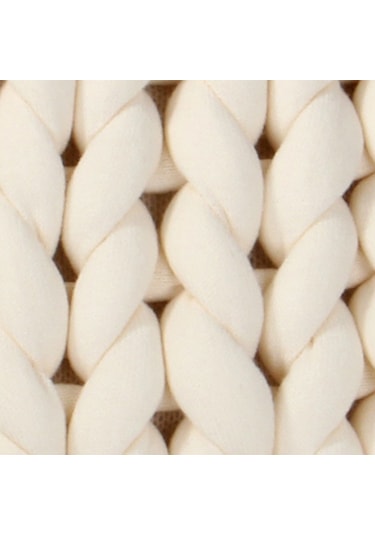 Hmy1801 Chunky Örgü Yastık Naturel