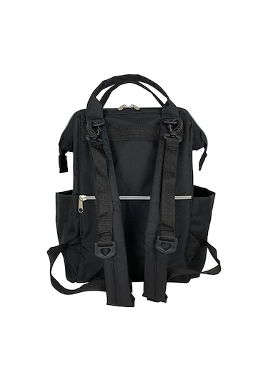 Bye Bye Paris Anne Bebek Bakım Sırt Çantası Siyah Çok Renkli