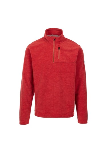 Trespass Farnworth- Male Mıcrofleece At100 Erkek Salsa Marl Polar Kırmızı